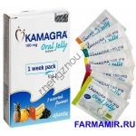Виагра (силденафил) Kamagra Oral Jelly 100 мг 1 таблетка (7 таблеток)