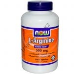 Аргинин L-Arginine 500 mg  NOW (100 капсул)