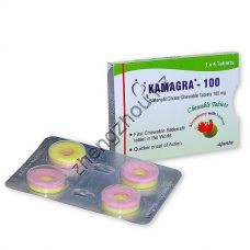 Виагра (силденафил) Kamagra-100 Polo 100 мг 1 таблетка (4 таблеток)