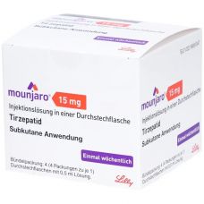 Mounjaro (Tirzepatide) раствор для п/к введ. 4 флакона по 0,5 мл доза 15 мг