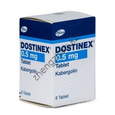 Каберголин Dostinex 8 таблеток (1 таб 0.5 мг) 