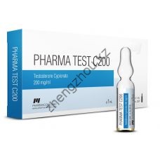 Тестостерон ципионат PharmaCom 10 ампул по 1 мл (1 мл 200 мг)