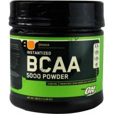 Optimum Nutrition BCAA 5000 powder, 380 г фруктовый пунш, апельсин