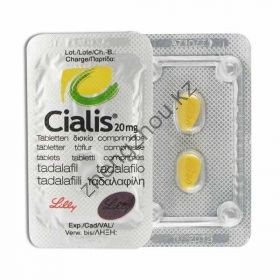 Cialis Оригинал (Тадалафил) Eli Lilly 2 таблетки (1таб 20 мг)